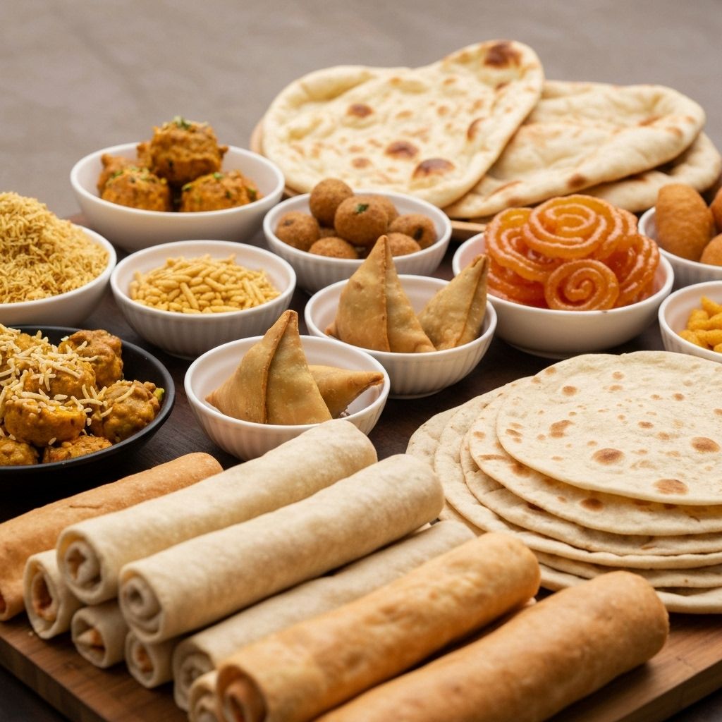 Fresh Indian snacks and bakery items